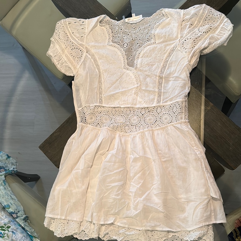 Authentic LoveShackFancy Valente Mini Dress